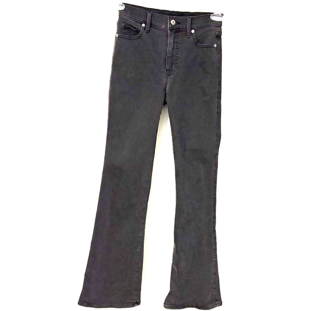 Lucky Brand Uni High Rise Boot Jeans Black Stretch Denim Size 2 (25-26)